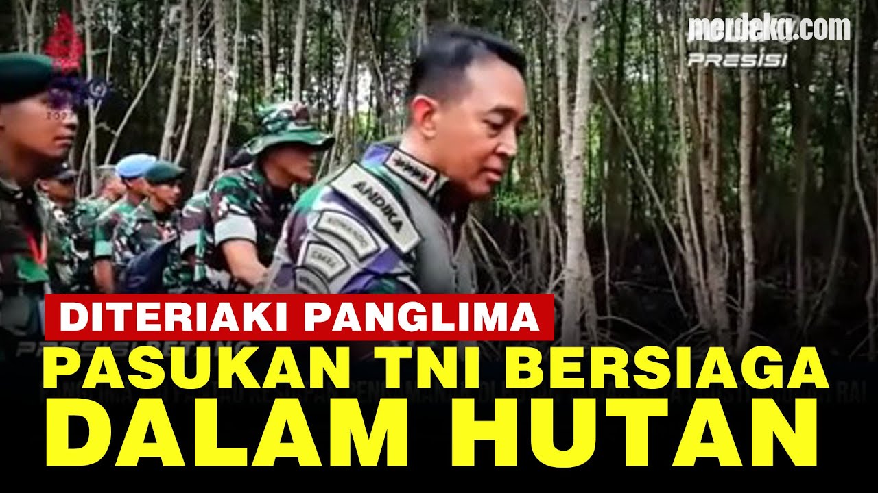 Panglima TNI Teriaki Pasukan Berhari hari Siaga Dalam Hutan di KTT G20 Bali