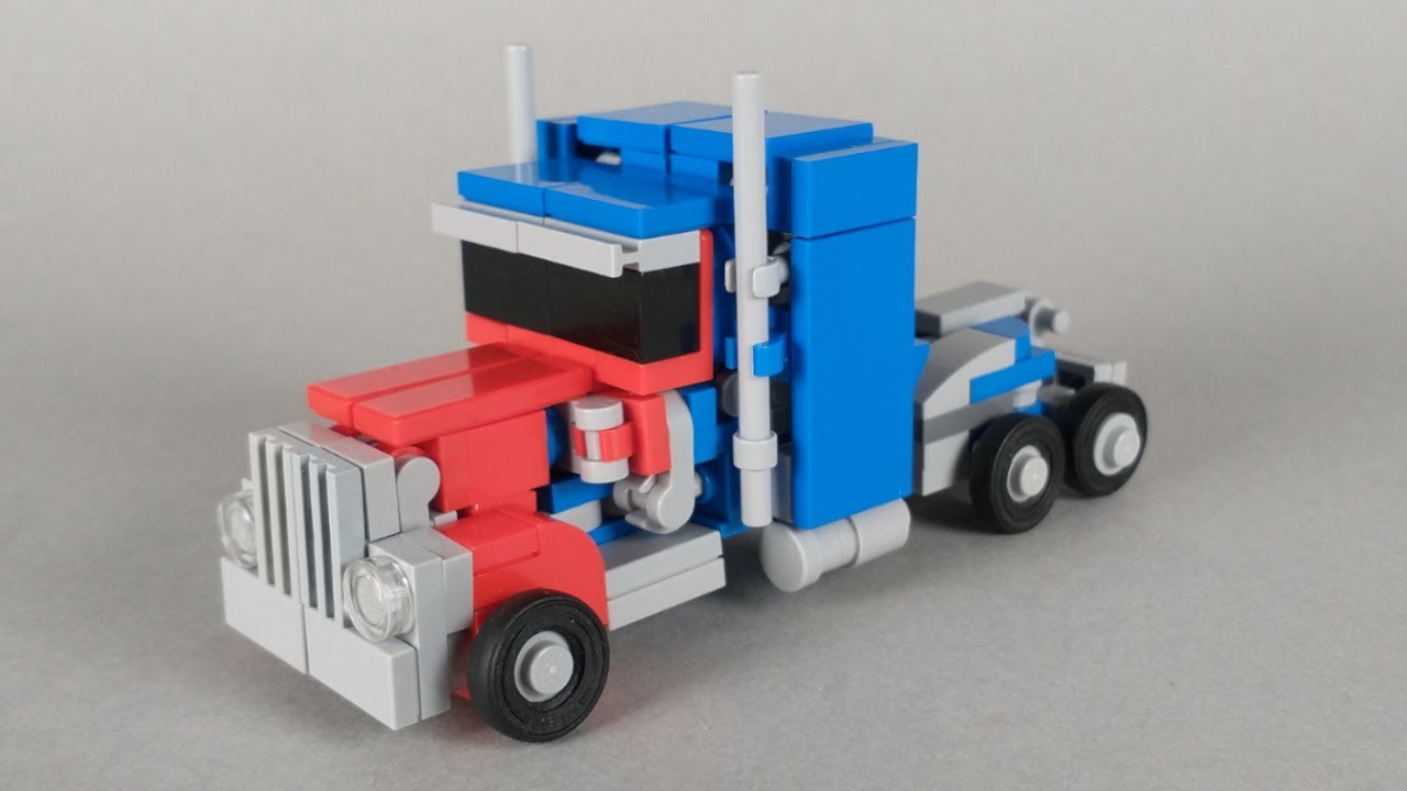 Lego Transformers #50: Оптимус Прайм (с трейлером и летной техникой)