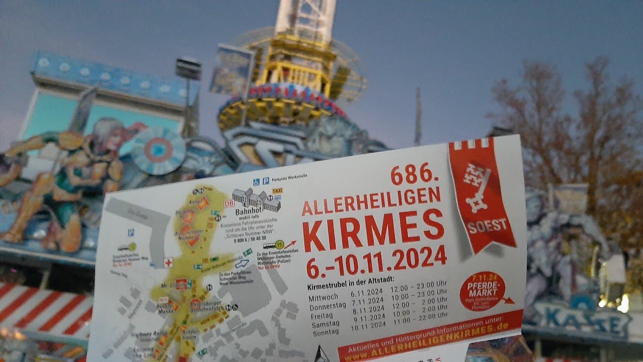 Aufbau Video - Allerheiligenkirmes Soest 2024