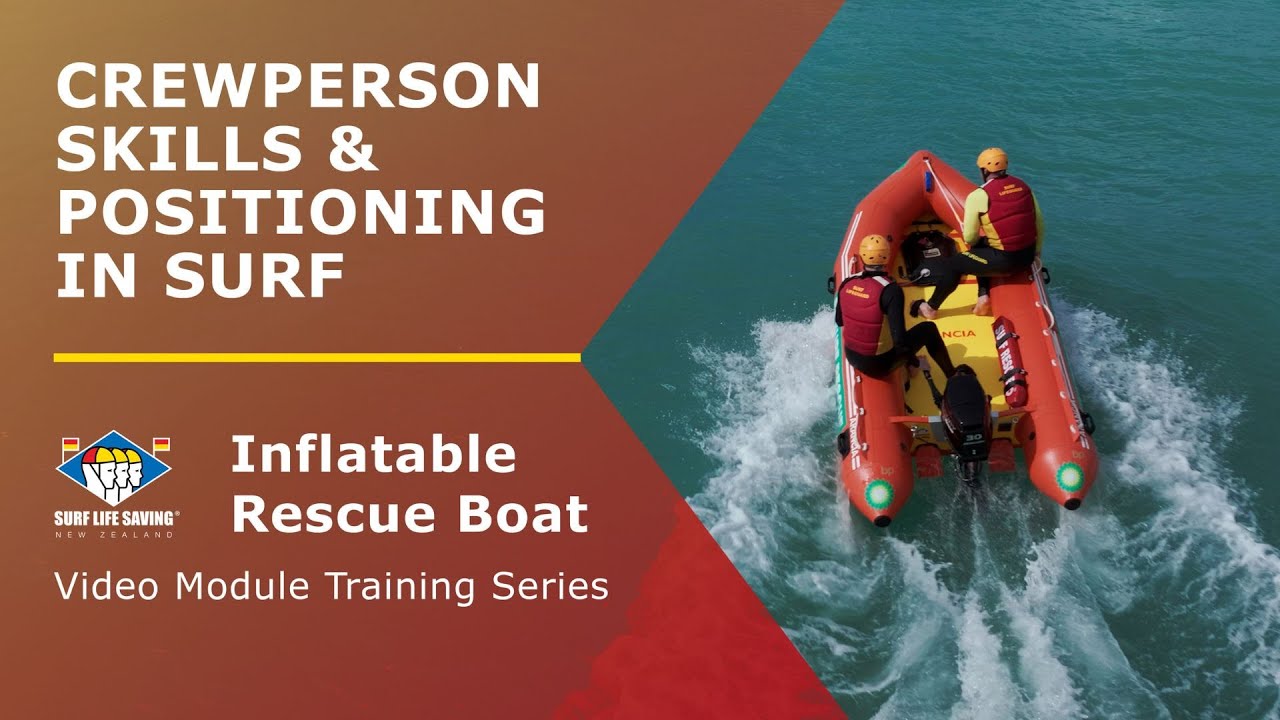 Crewperson skills & positioning in surf