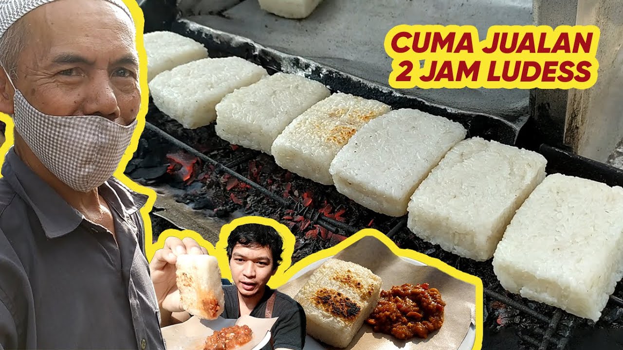 TERNYATA ENAK!! KETAN BAKAR PA EMAN ARCAMANIK BANDUNG | INDONESIA TRADITIONAL STREET FOOD
