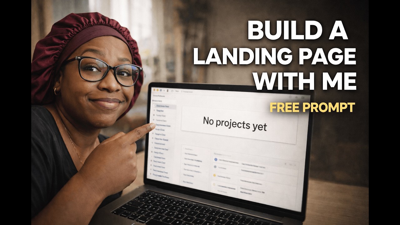 Watch Me Build My Landing Page (and I’m Giving You the Prompt)
