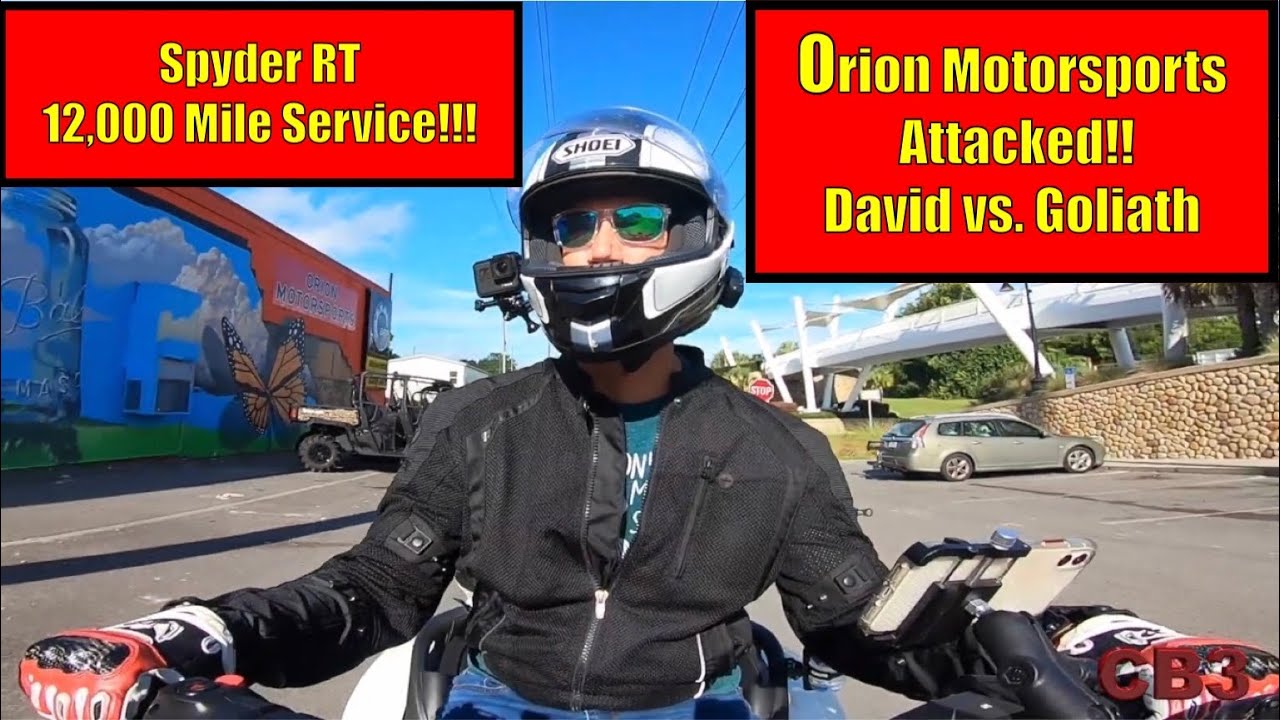 2019 CanAm Spyder RT 12,000 Mile service, Trikefest Stuff and a Modern 