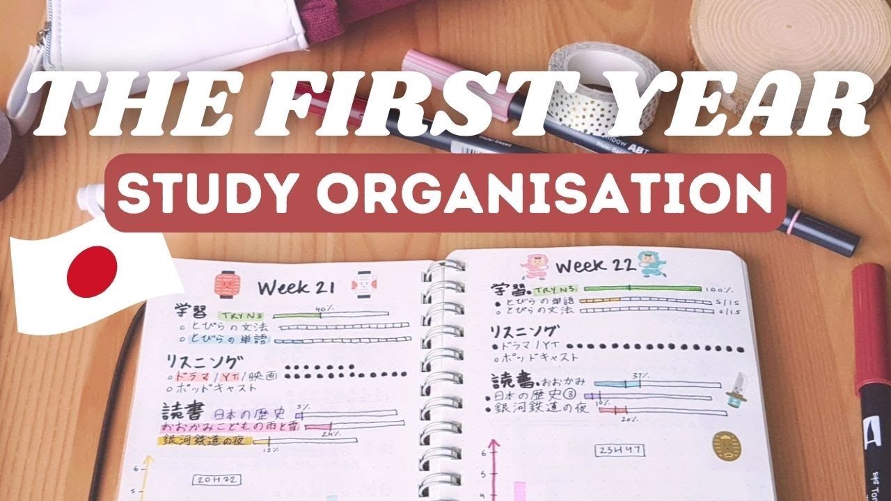 BEGINNER JAPANESE: How I organised my self-study 🇯🇵