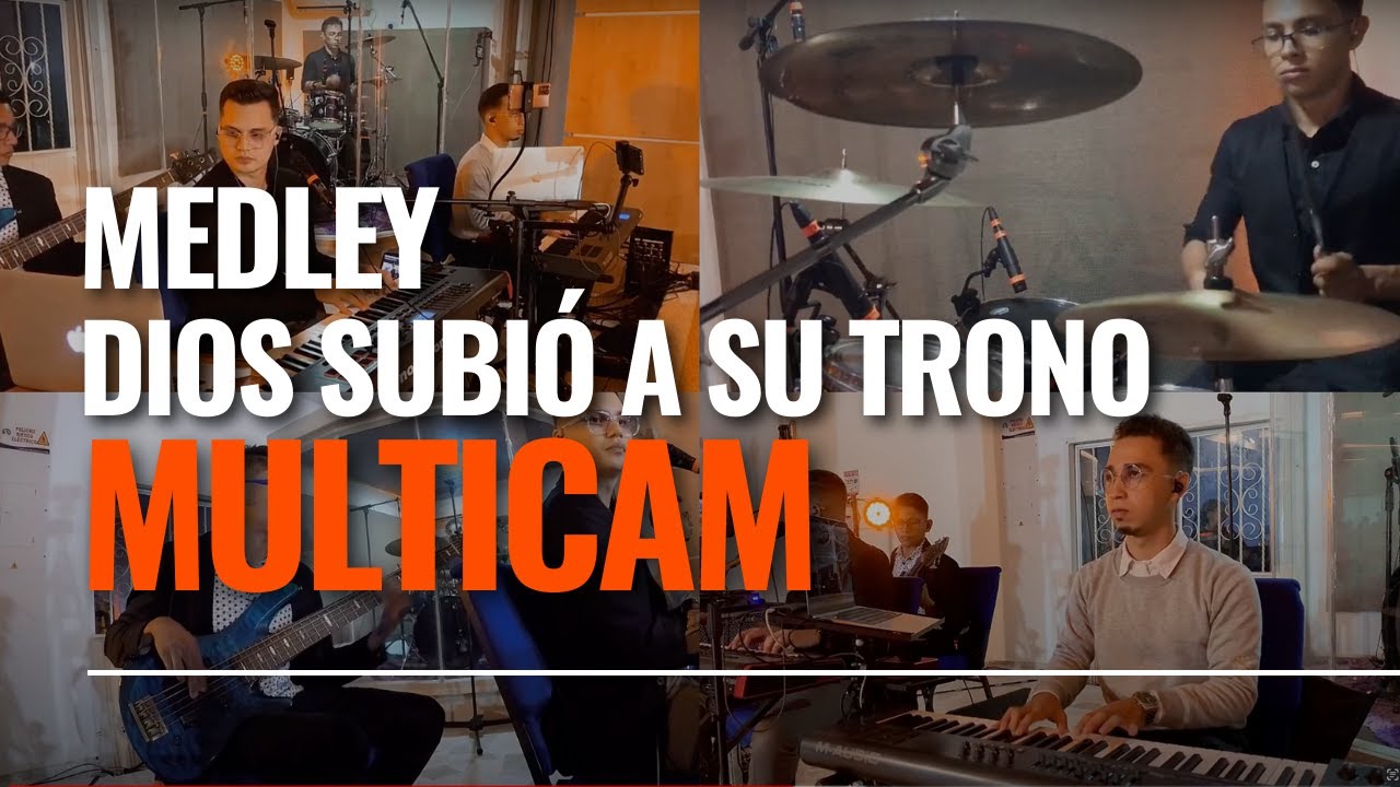 Medley DIOS subió a su TRONO - Oh moradora - BENDECIRÉ a JEHOVA | Multicam | INVENCIBLES CON JESUS