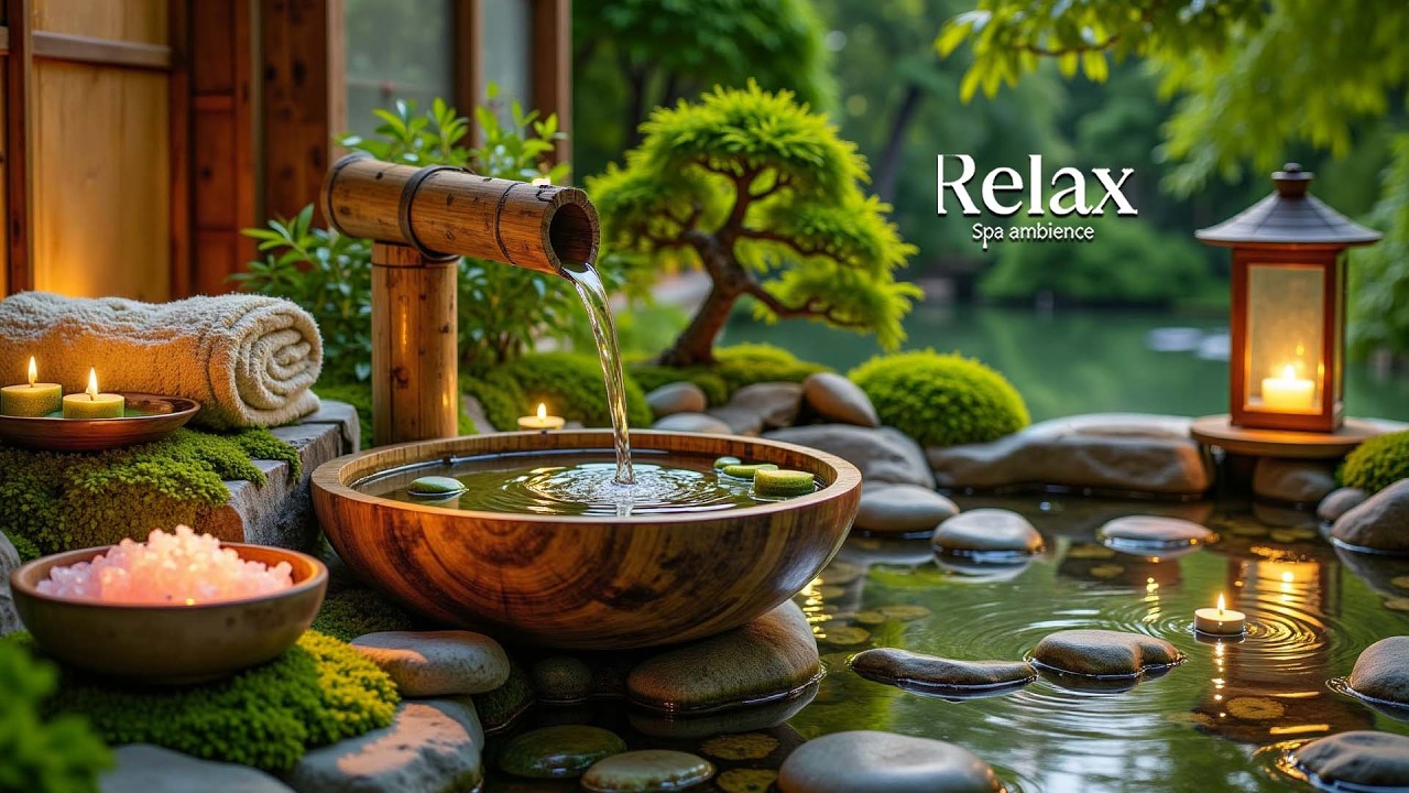 Исцеление разума 🌿 Успокаивающие звуки воды и расслабляющая музыка, снятие тревоги, успокаивающая м
