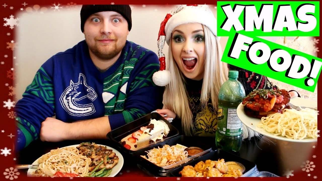 Special Christmas Day Eating Show W/ MY BF!!!