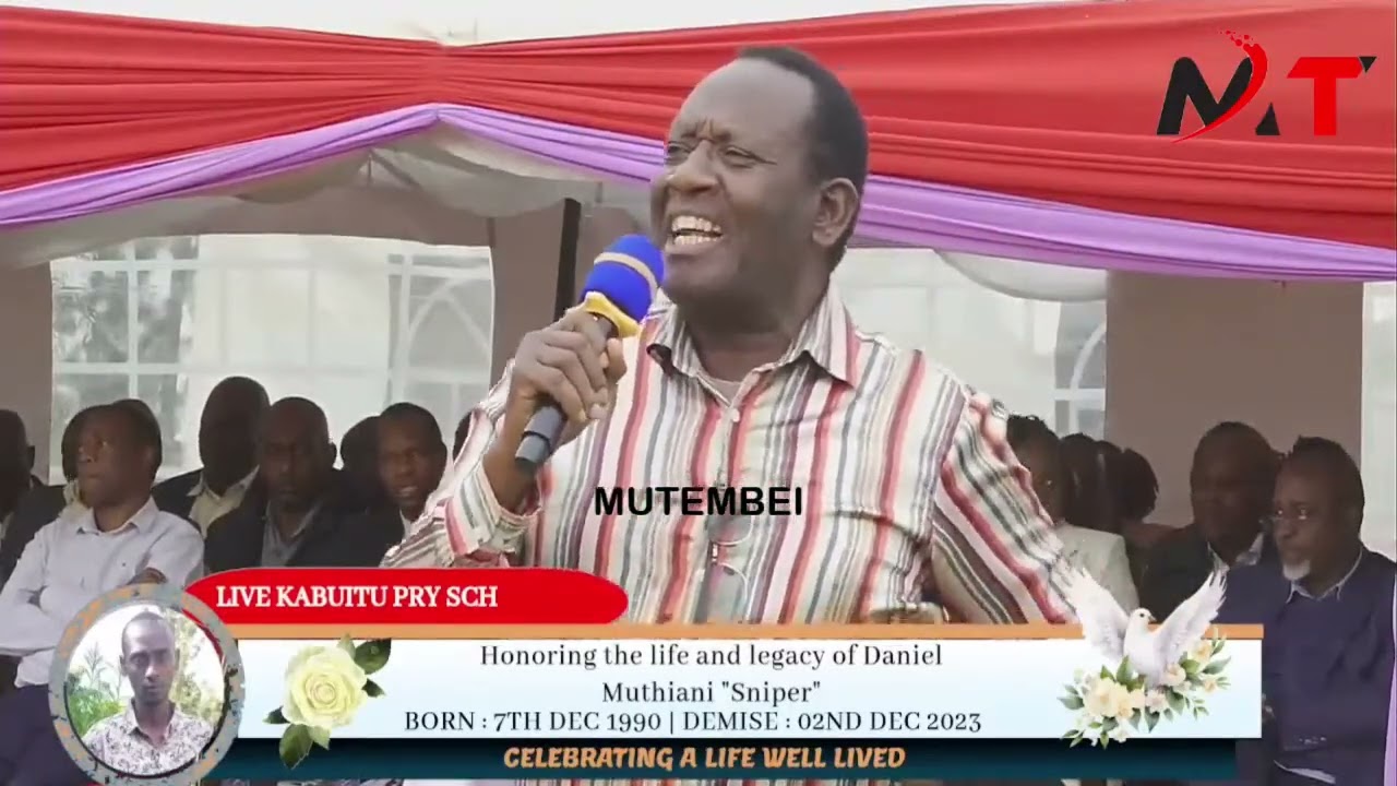 LISTEN TO WHAT MP MPURU ABURI SAID AT SNIPPER'S BURIAL IN MERU!!