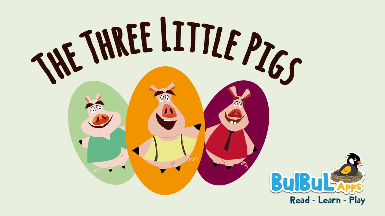 Three Little Pigs And The Big Bad Wolf | English Moral Story For Kids | Bulbul Apps
