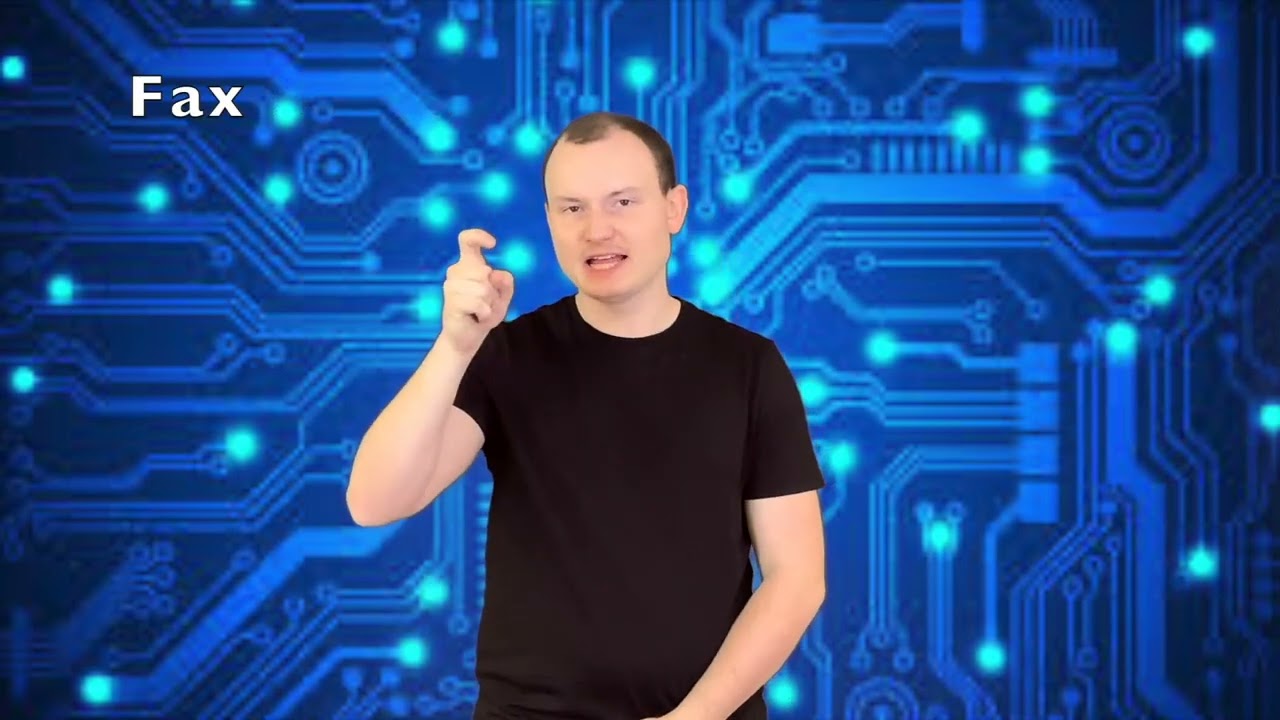 Technology Vocabulary in ASL by MSD