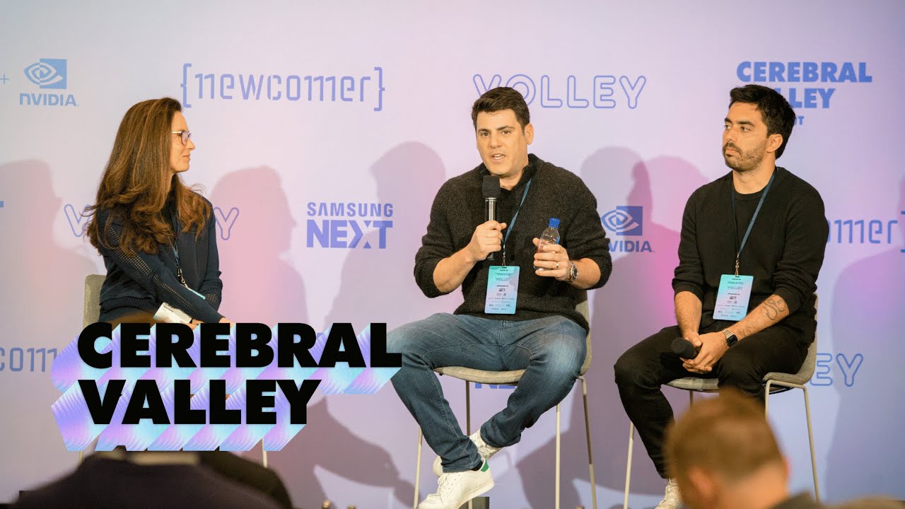 Cerebral Valley: Shane Orlick (Jasper) and Cristóbal Valenzuela (Runway) w/ Caryn Marooney (Coatue)