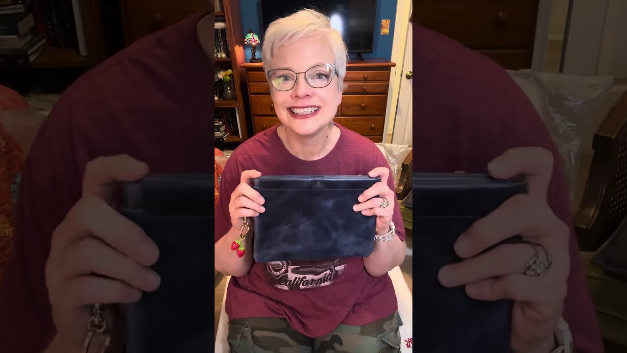 Portland Leather Goods Framed Fame Clutch and littles/Kate Spade small leather good reveal!