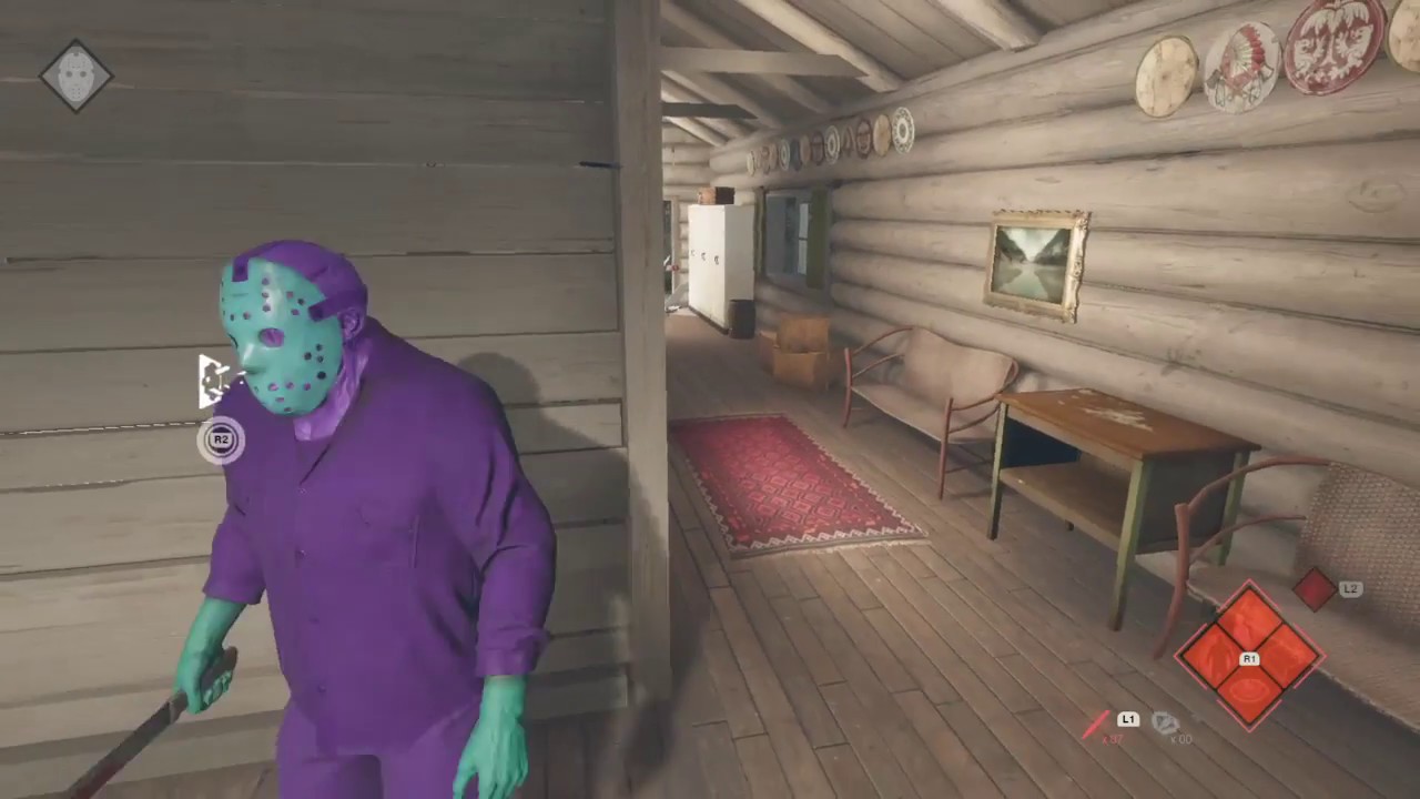 13日の金曜日 part3ジェイソン ～Packanack Lodge 大マップ～　［Friday the 13th: The Game］