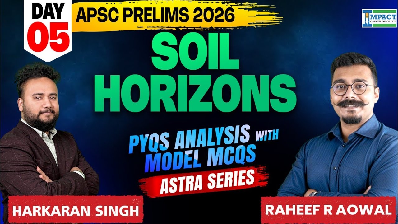 APSC Prelims 2026 Preparation | ASTRA Series Day 06 | Soil Horizons | PYQs Analysis + Model MCQs