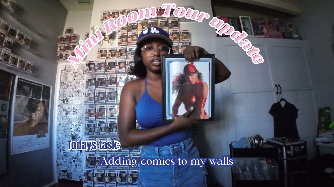 Mini Room Tour Update // Comic Book wall 
