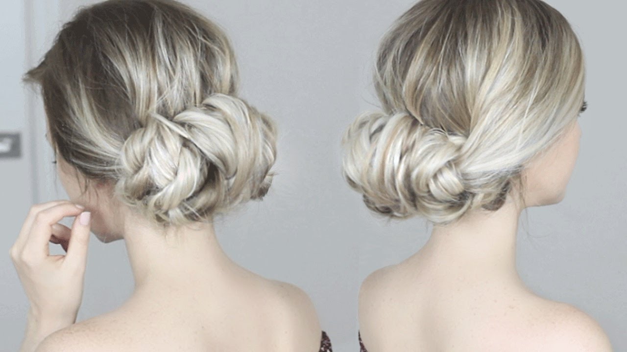 HOW TO: Messy Updo Hair Tutorial