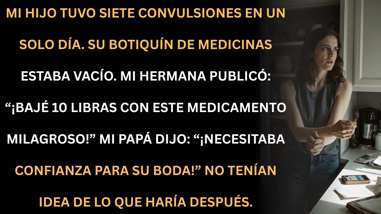 Mi hijo tuvo 7 convulsiones y su medicina desapareció… lo que hice después fue inesperado.