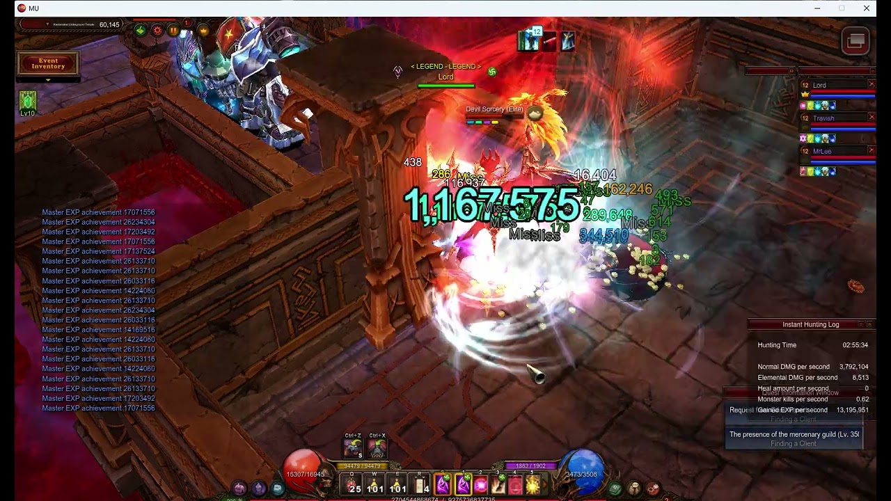 E3 DL: Test DL killer with asm ebm on Elite MAP - MU webzen sv Alfhiem