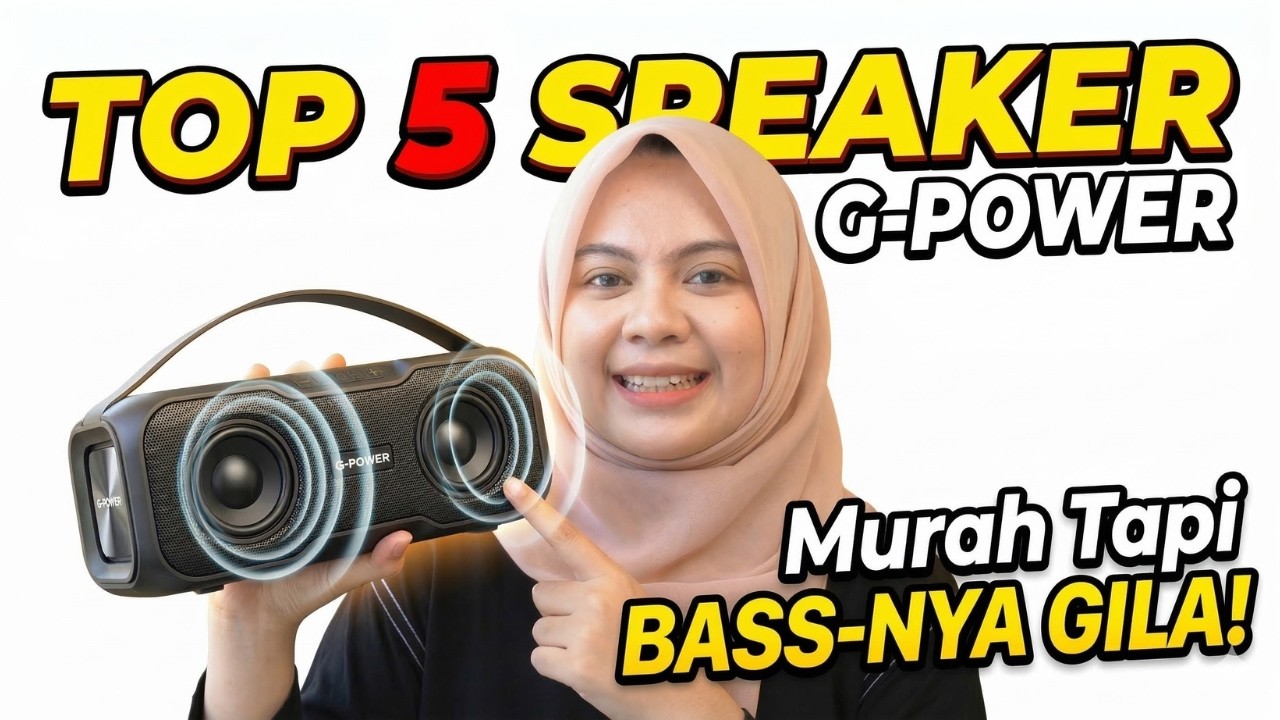 7 REKOMENDASI SPEAKER G-POWER TERBAIK 2026: Murah Tapi Bass-nya GILA!