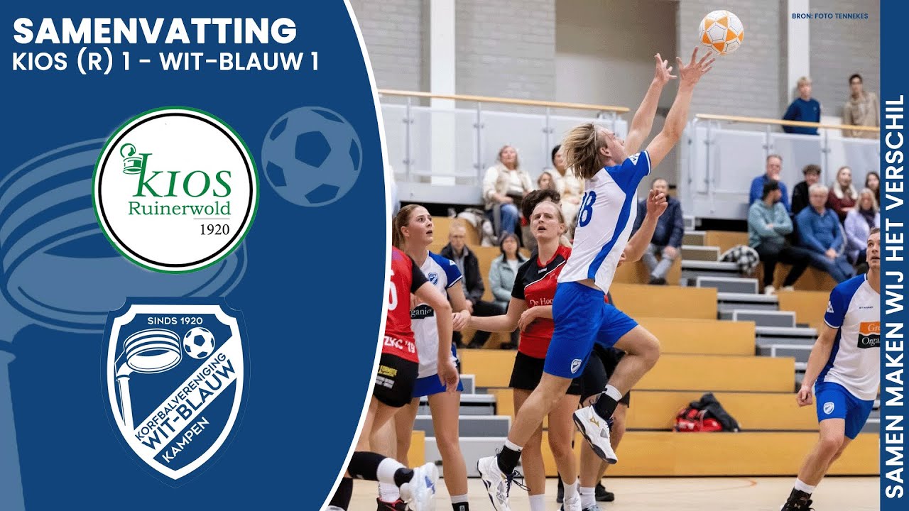 NEDERLAAG IN RUINERWOLD | Samenvatting KIOS (R) 1 - Wit-Blauw 1