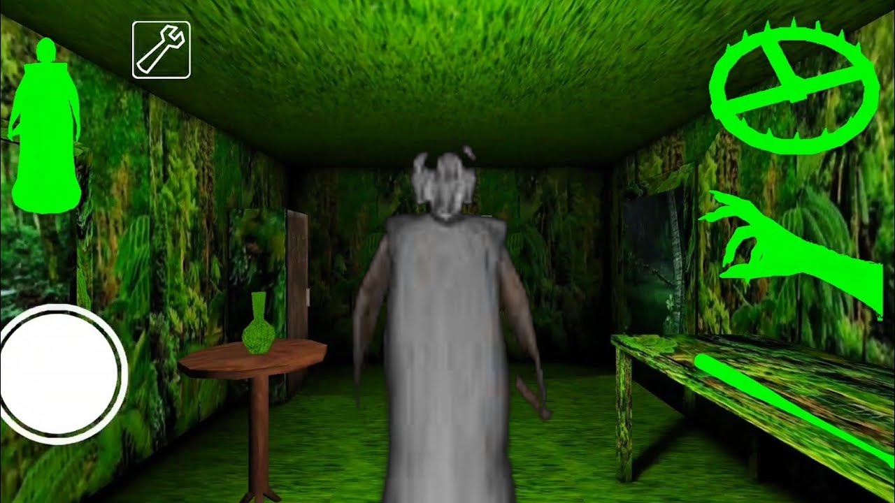 Playing as granny in granny jungle mod | granny door escape #granny 