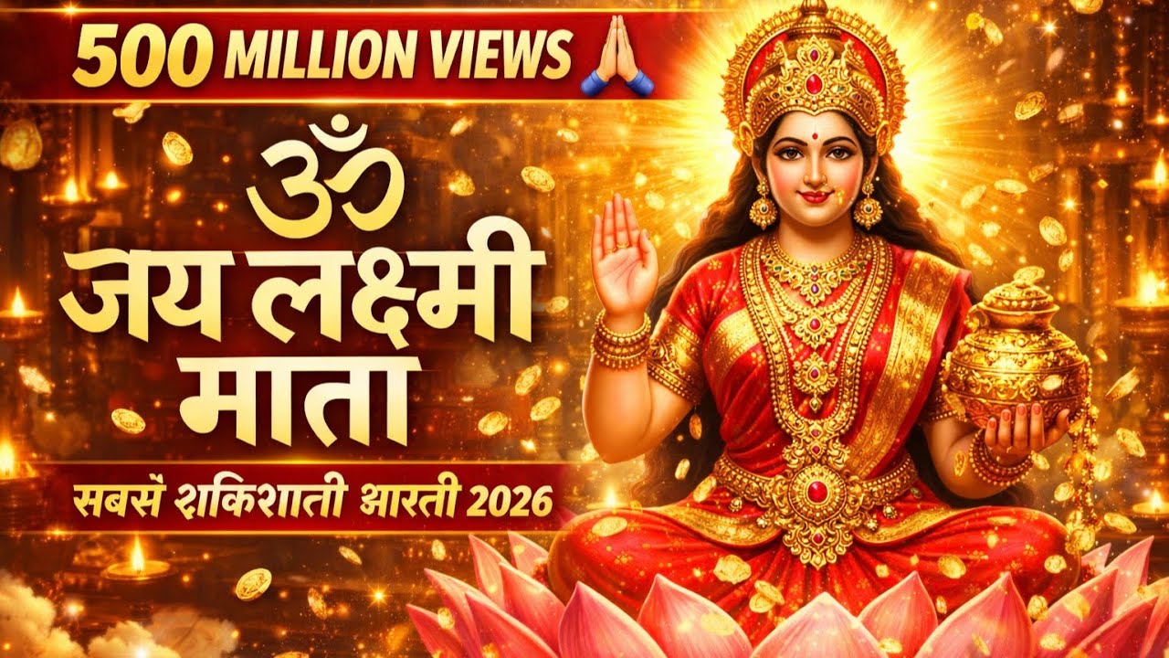 🌸💛 सुबह-शाम सुनें ये लक्ष्मी माता आरती | घर में आएगी शांति और धन वर्षा 🪷🙏