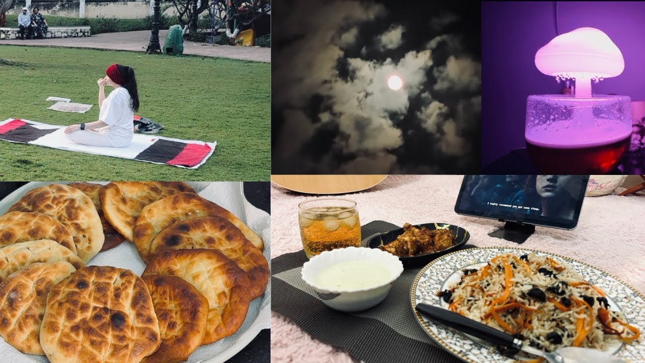 A Simple Day at Home | Yoga, Cooking & Cookies 🍪ولاگ آرام آشپزی 