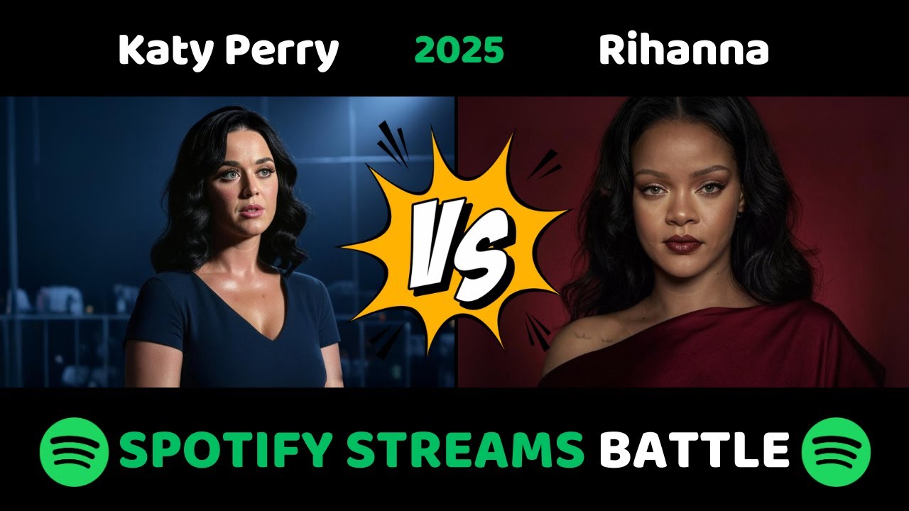 Rihanna vs Katy Perry | TOP 100 Spotify 2025