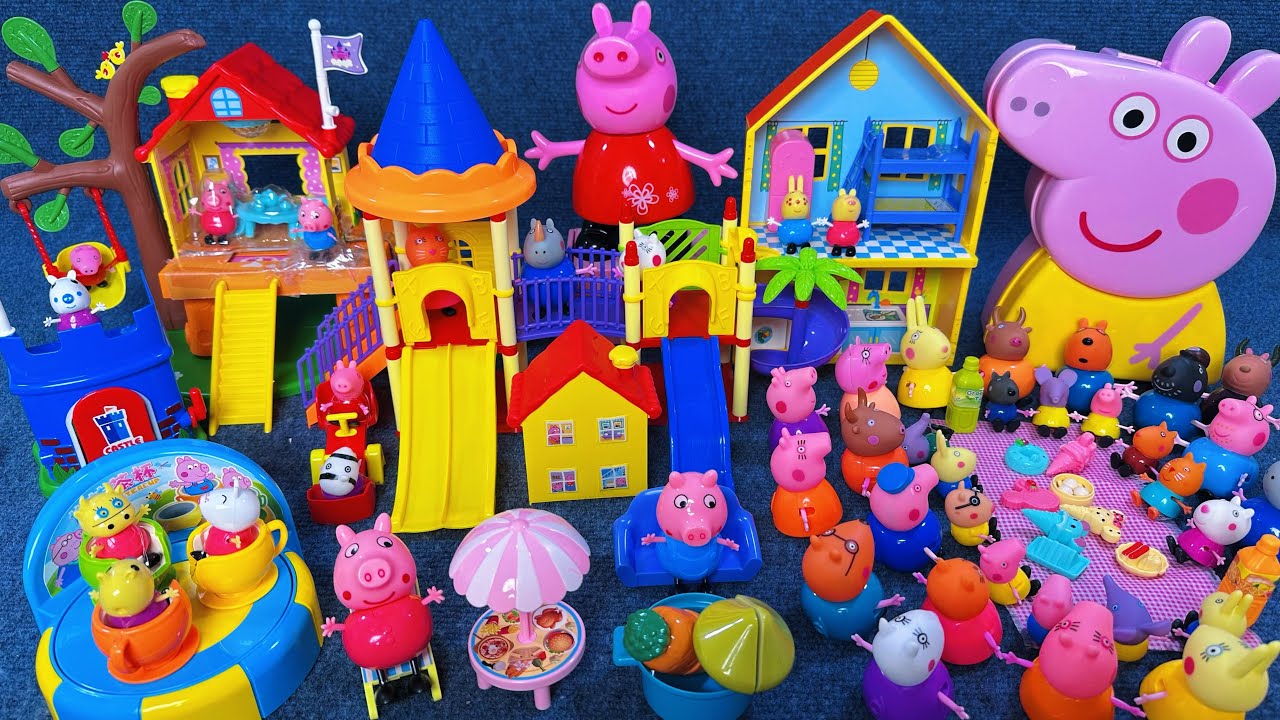 The Warm Winter Sun and Peppa Pig's Cozy Family Gathering，Bring Good Cheer ASMR | Review Toys