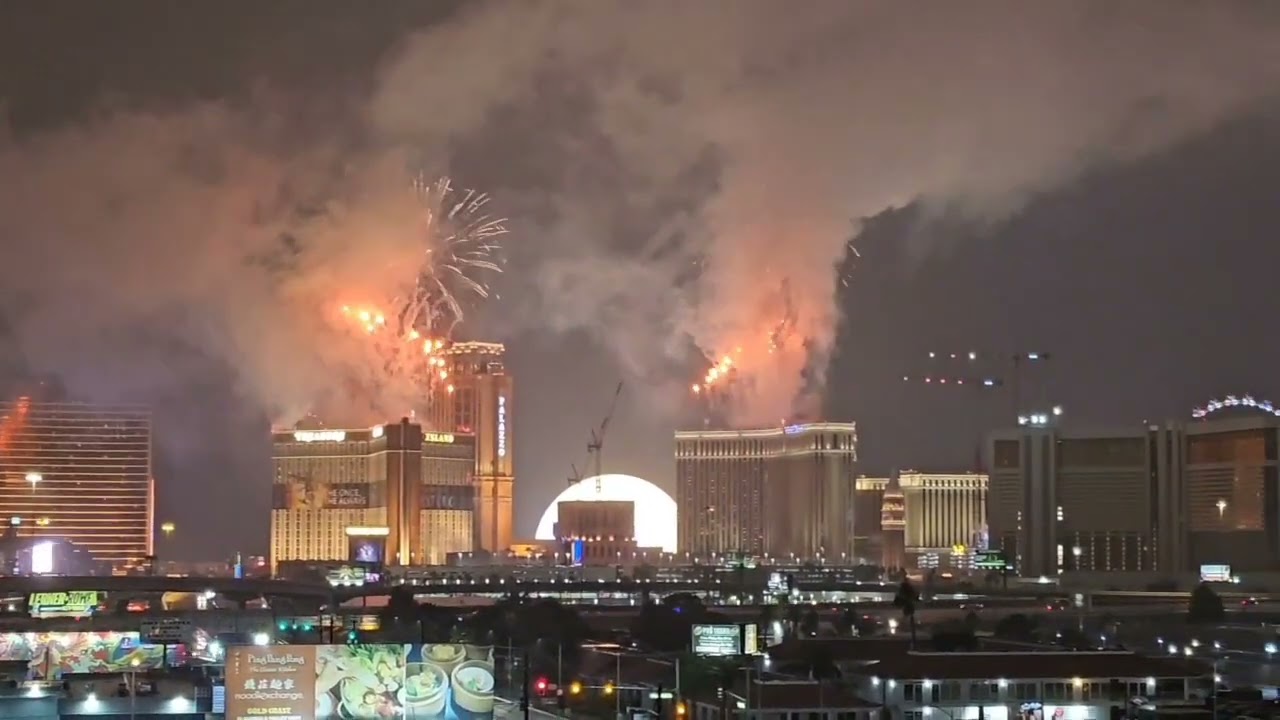 Happy New Year 2026 from Las Vegas..🥳🎉