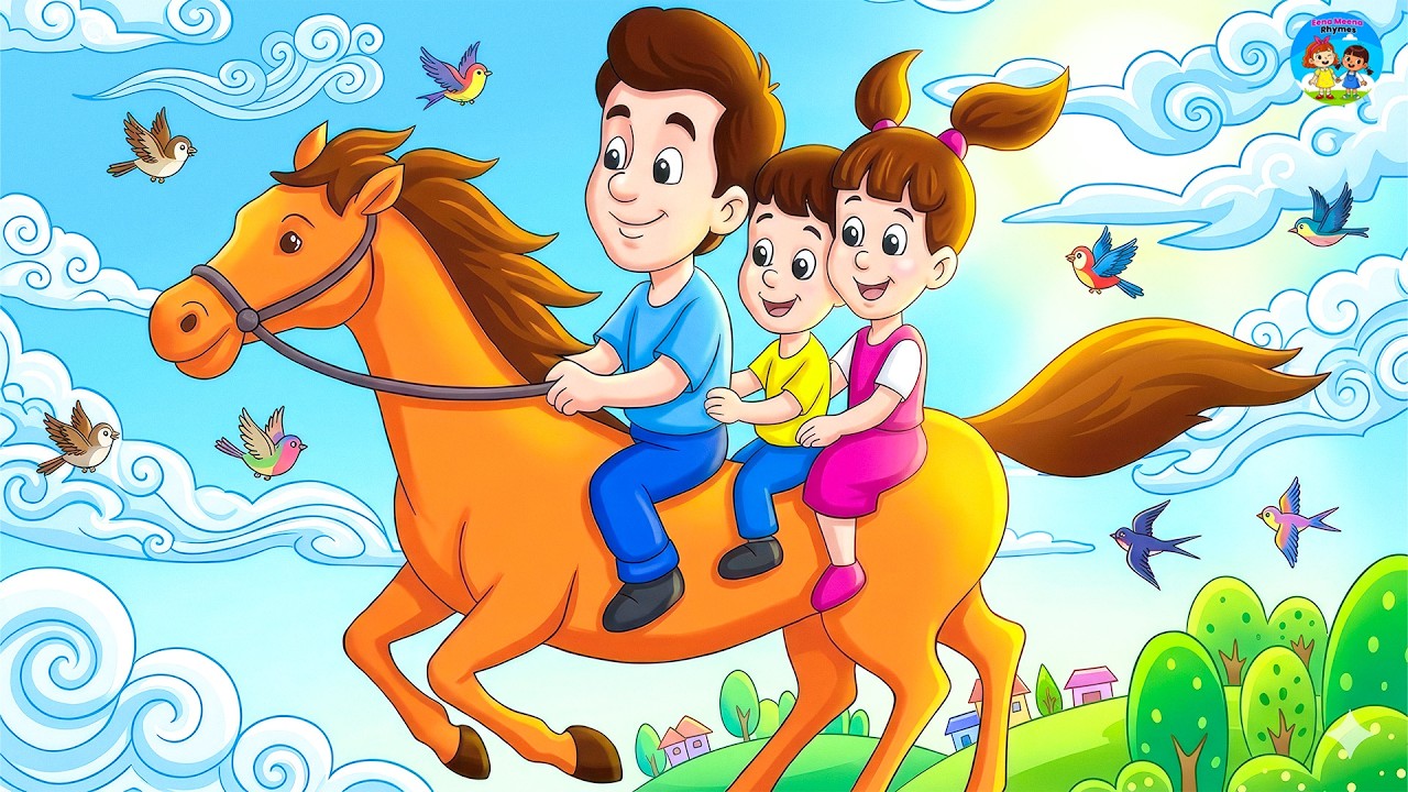 लकड़ी की काठी | Lakdi Ki Kathi, Kathi Ka Ghoda | Nursery Rhymes | Rhyme For Childrens | #kidssongs