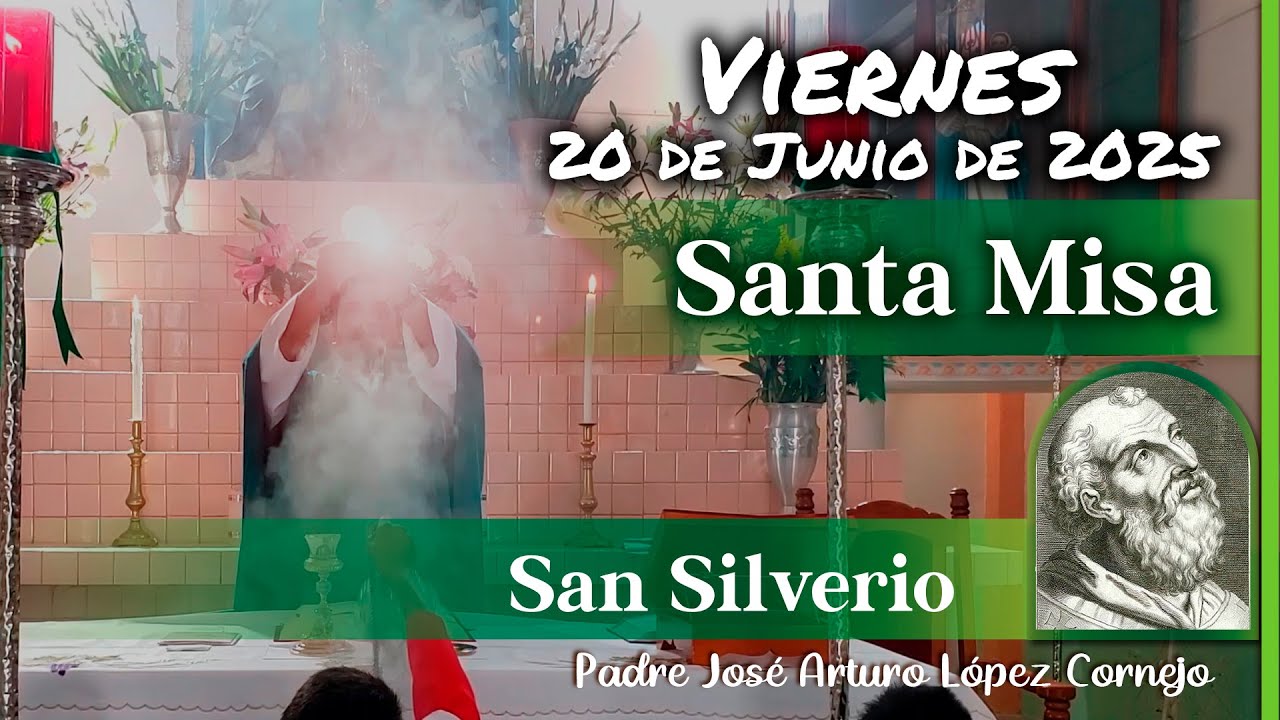 ✅ MISA DE HOY viernes 20 de Junio del 2025 - Padre Arturo Cornejo