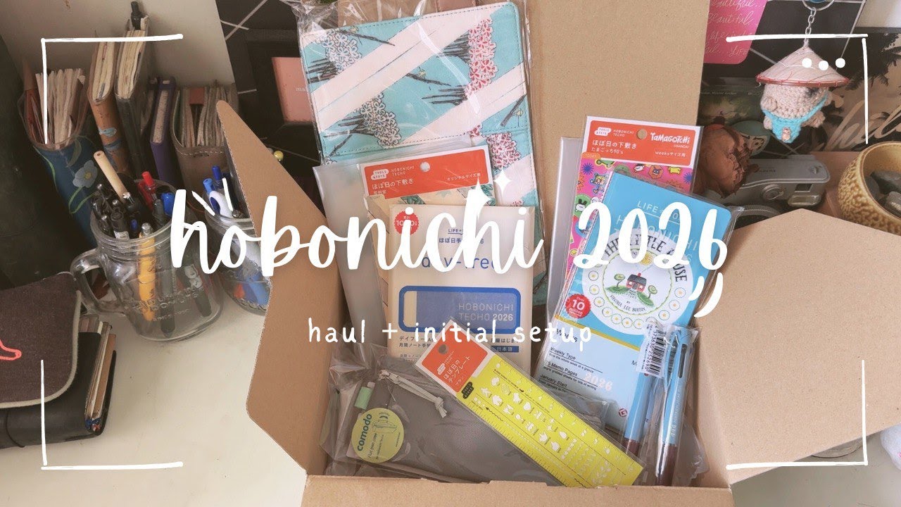 Hobonichi 2026 Haul + Initial Setup
