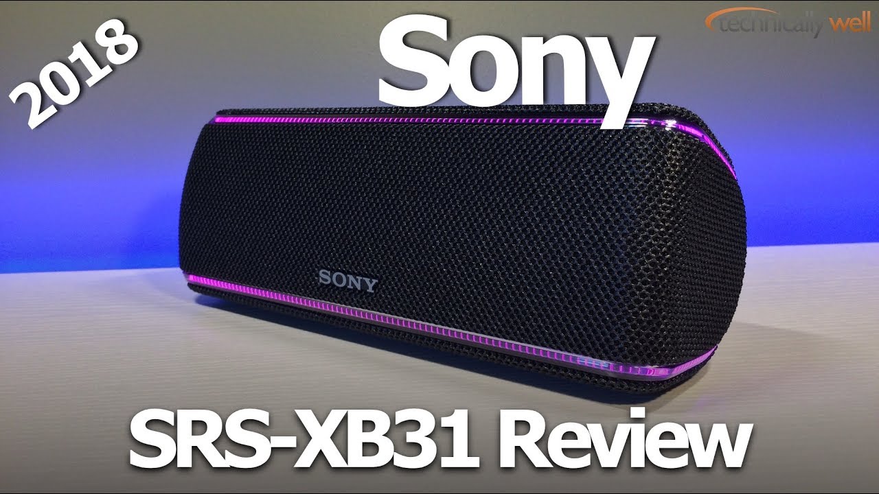 Обзор Sony SRS-XB31 (модель 2018 года)