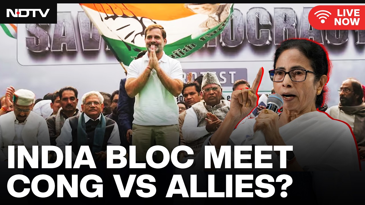 Congress News LIVE | INDIA Bloc Meets Amid Growing Cracks, Allies Turn Heat On Congress