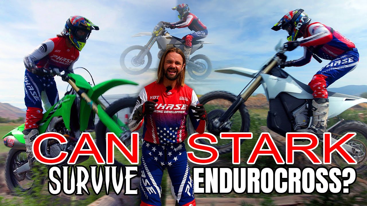 Can the Stark VARG Survive? Endurocross showdown, Stark Vs Husqvarna TE300 vs Kawasaki KX250X 