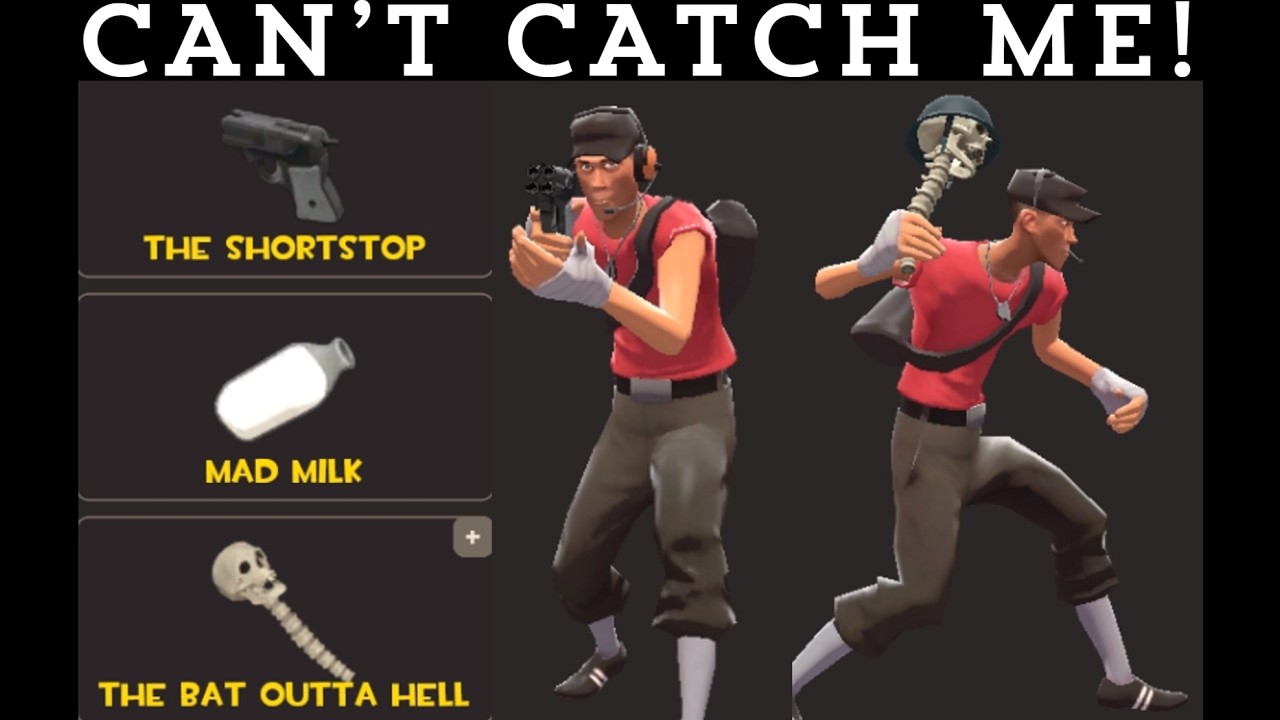 Scout Went Crazy! 🔥 Shortstop + Bat Outta Hell Domination | Team Fortress 2