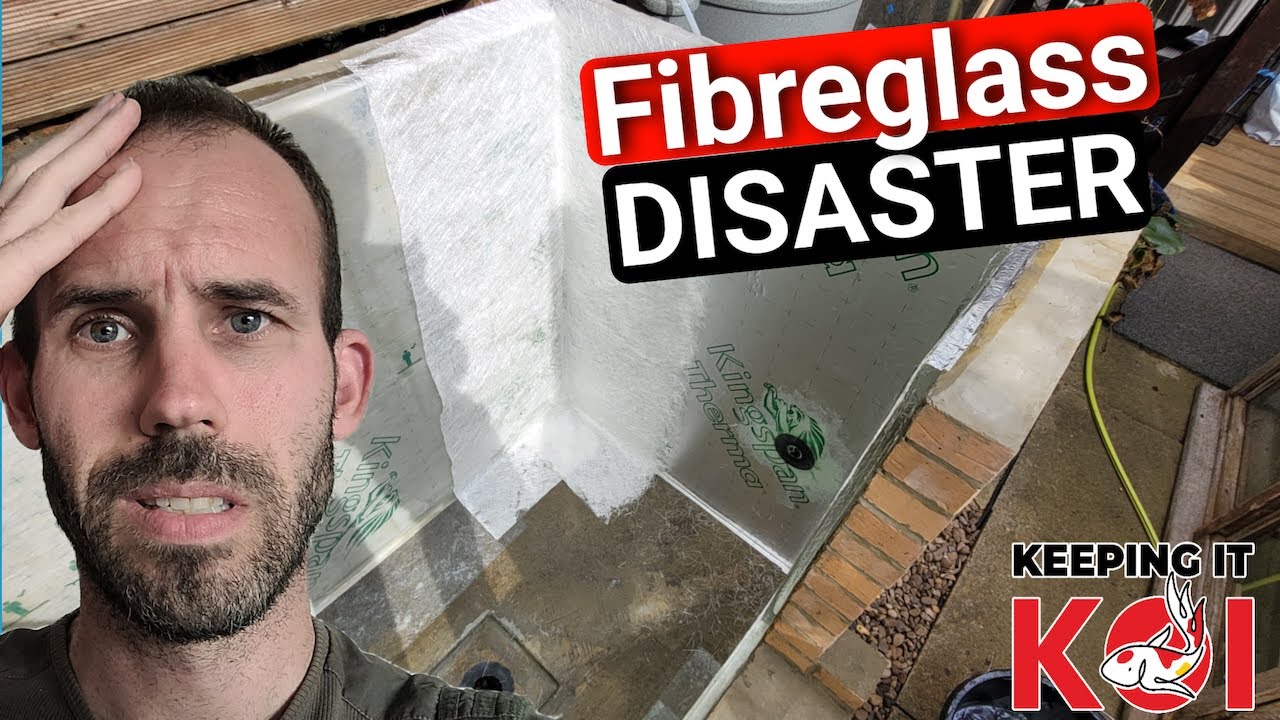 When Fibreglassing Goes Horribly Wrong!!! Pond Fibreglassing