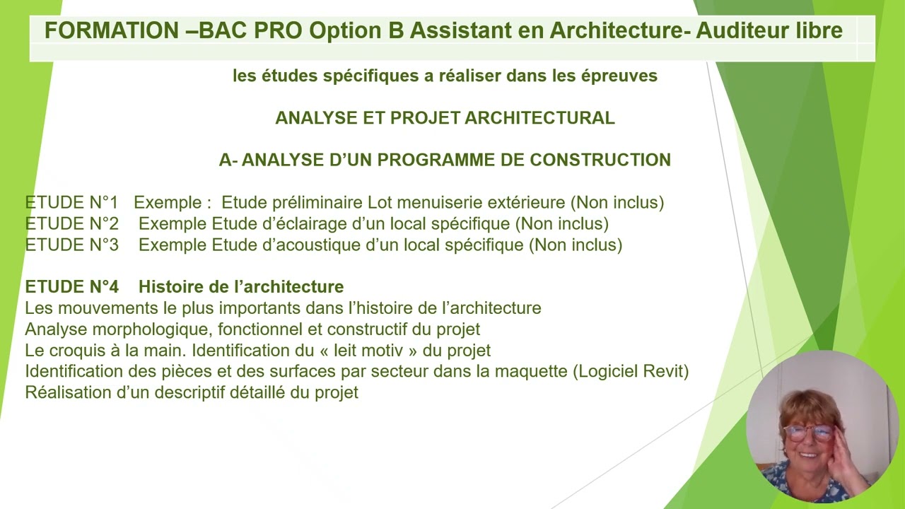 Formation BAC PRO Option Assistant Architecte- 12 07 2025