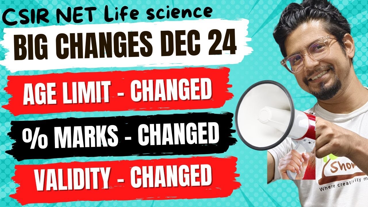 CSIR NET December 2024 big changes revealed | age limit, eligibility criteria changed!