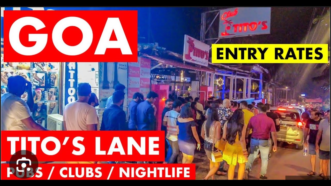 Baga Beach & Tito&rsquo;s Lane Nightlife | Goa&rsquo;s Most Happening Street Party 🕺
