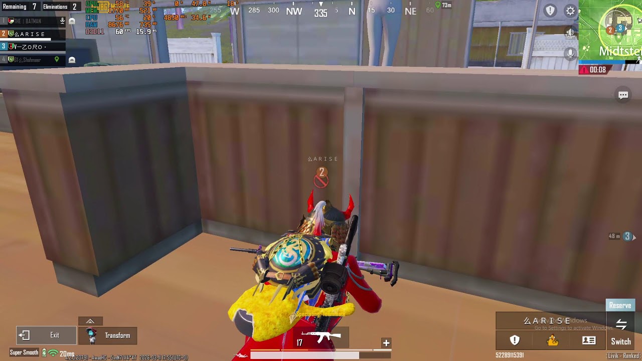 Pubg Mobile 120Fps