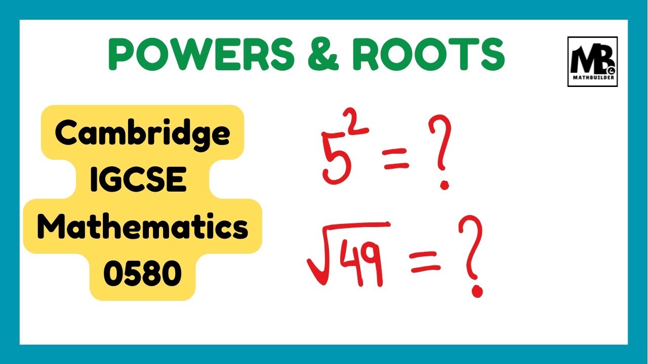Powers and roots - IGCSE Mathematics #igcse #exam #edexcel #math #mathematics #powers