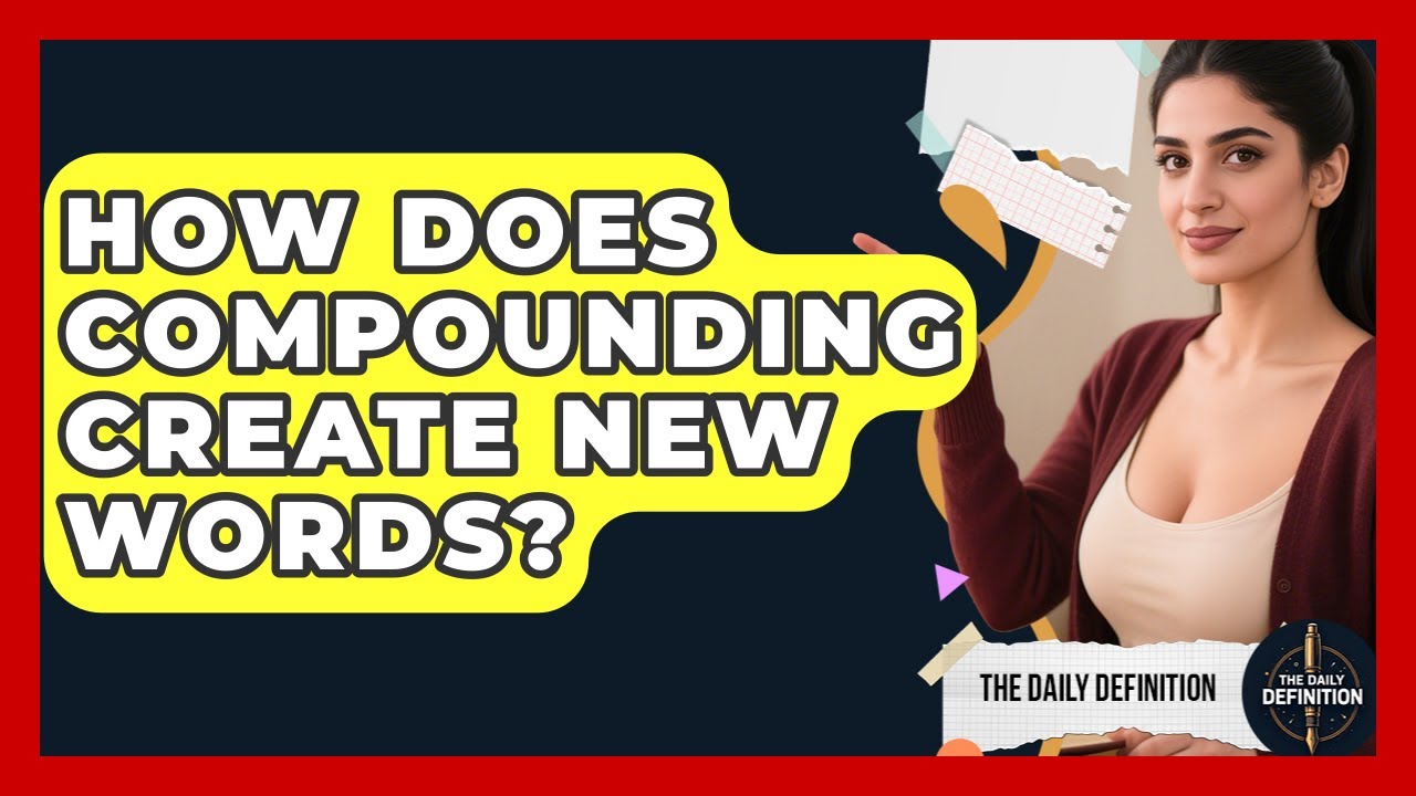 How Does Compounding Create New Words? - The Daily Definition