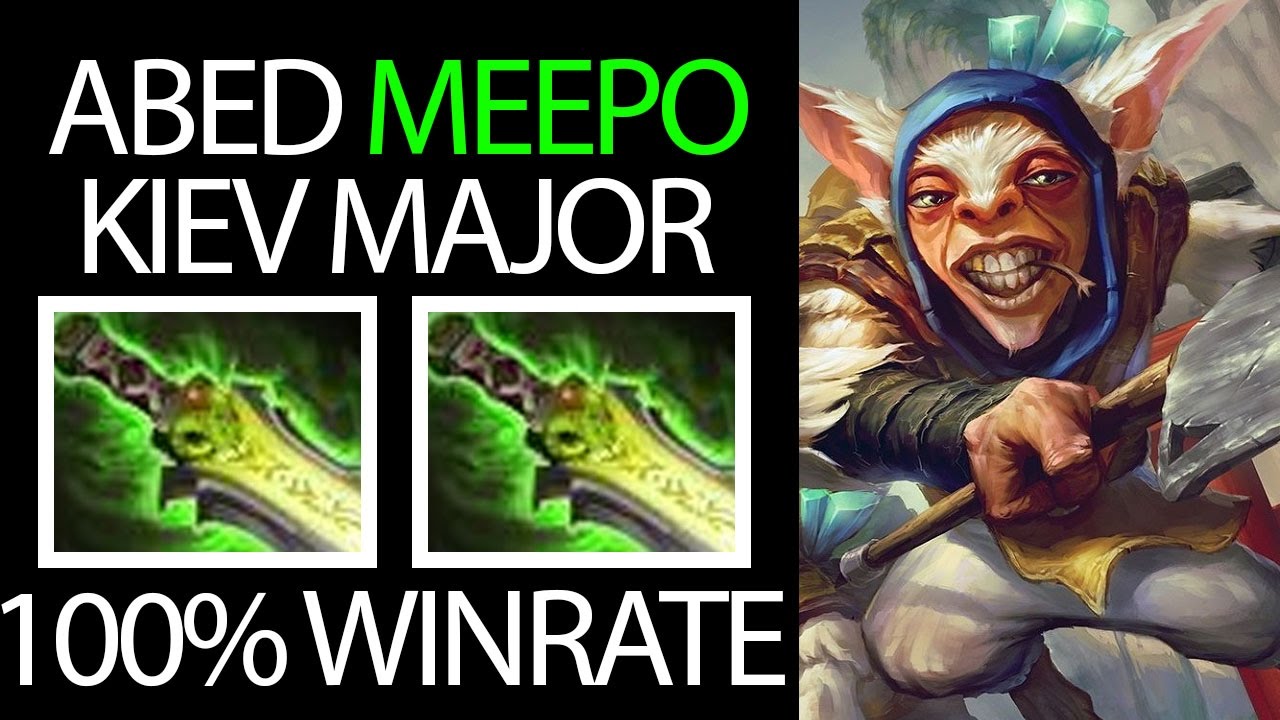 100% Winrate at Kiev Major Abed is Truely GOD of Meepo Team Onyx