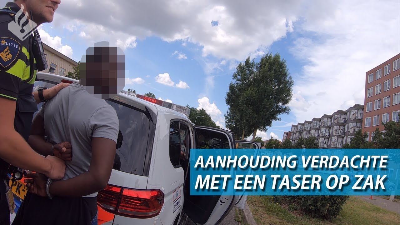 MAGNEETVISSEN MET DE POLITIE | VERDACHTE MET EEN TASER | POLITIE ALMERE BUITEN | DOENJA & JW