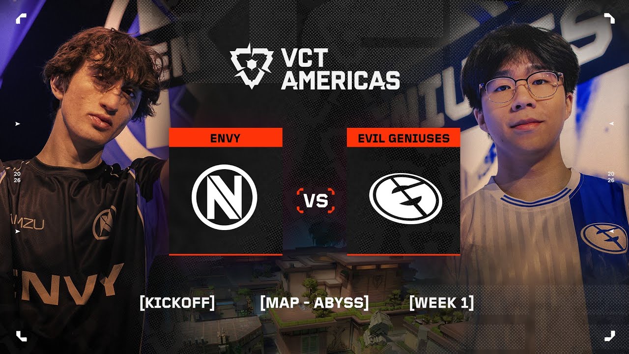 ENVY vs. EG - VCT Americas Kickoff - W1D1 - Map 01
