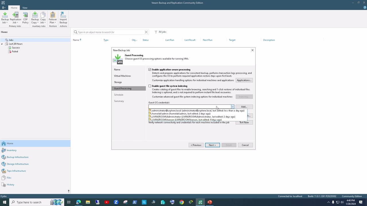 How to create Veeam Backup Job to backup virtual machine running on VMware ESXi host | Veeam Backup