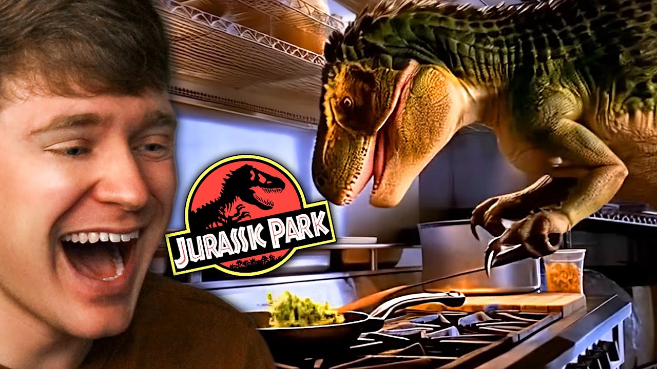Reacting to JURASSIC PARK but RUINED by Ai! (Hilarious)