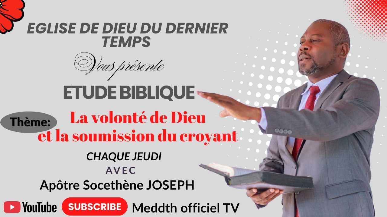 Etude biblique | EDDTH de Sarthe  | Jeudi 19 Février 2026